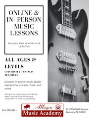 Online and In-Person Music Lessons 
